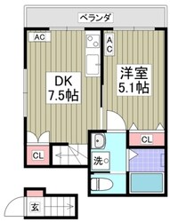 セプテーニ四ツ木の物件間取画像